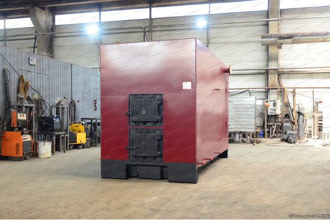 Котел 1160 кВт угольно дровяной