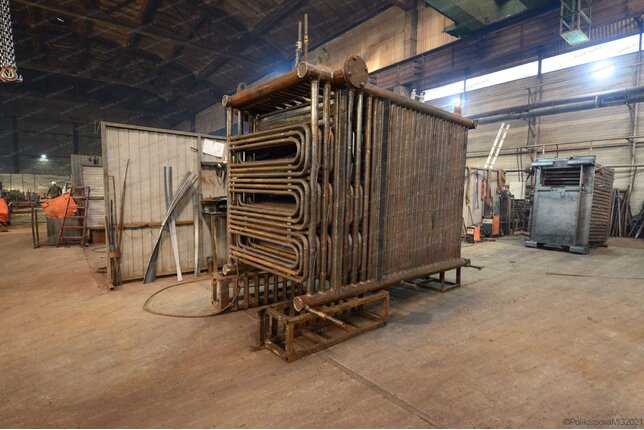 Котлы 1280 кВт уголь дрова - изготовление