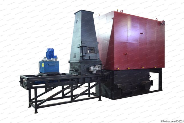 Котел 0.63 МВт на опилках автоматический