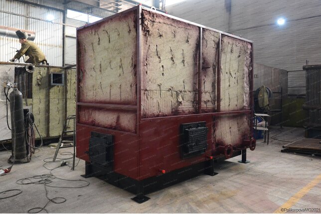 Твердотопливный котел 2200 кВт - изготовление